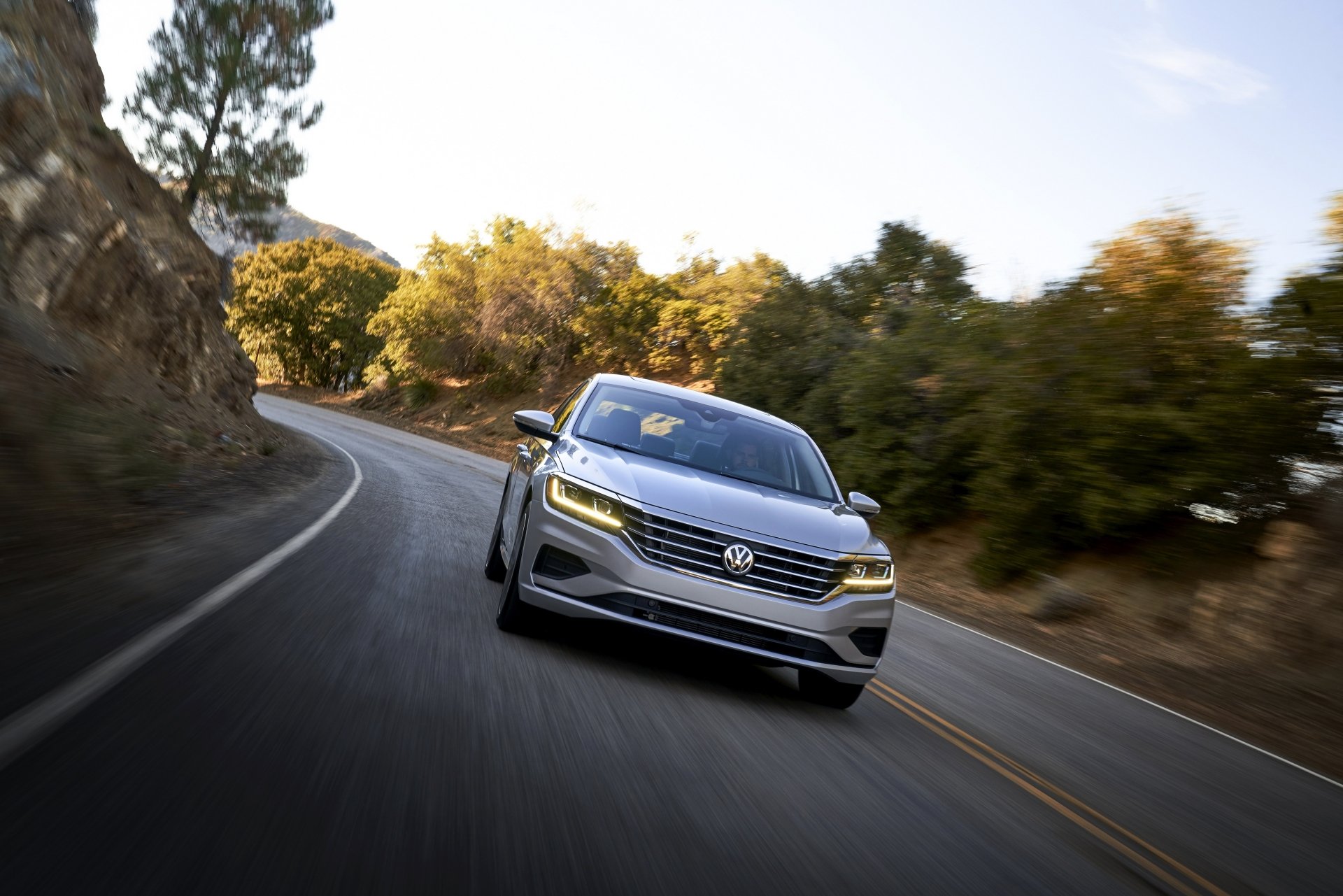 Download Silver Car Car Volkswagen Vehicle Volkswagen Passat 4k Ultra HD Wallpaper