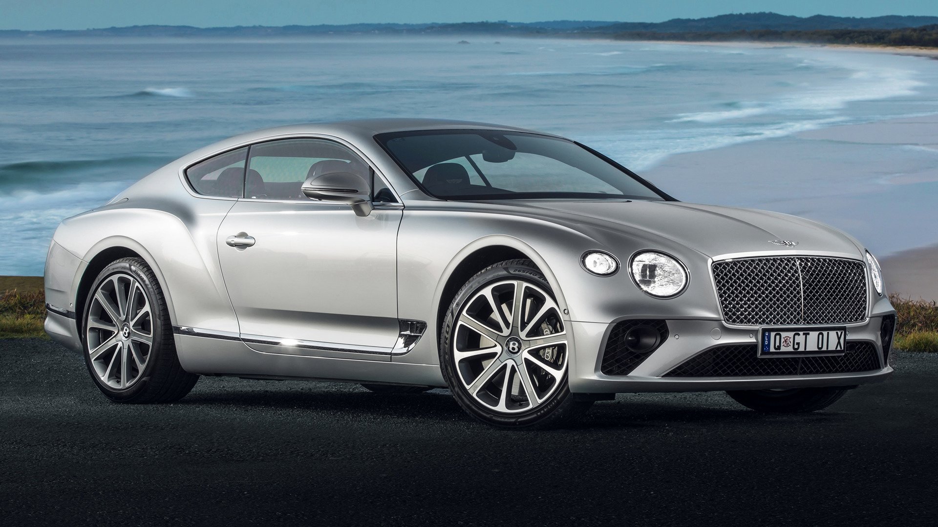 Download Car Silver Car Grand Tourer Vehicle Bentley Continental GT HD ...