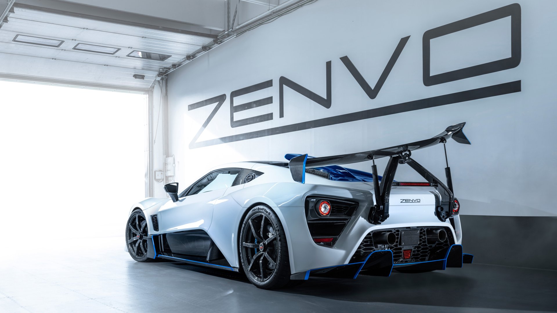 Download Supercar White Car Car Zenvo Vehicle Zenvo TSR-S HD Wallpaper