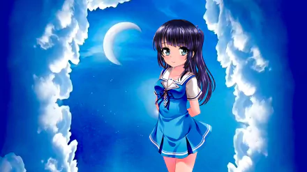 Miuna Shiodome Anime Nagi no Asukara HD Desktop Wallpaper | Background Image