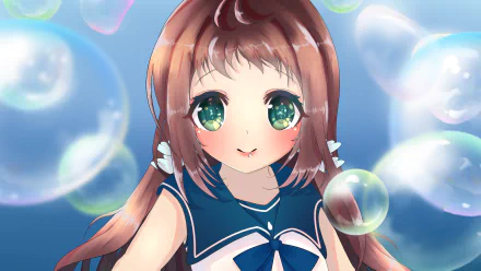 Manaka Mukaido Anime Nagi no Asukara HD Desktop Wallpaper | Background Image