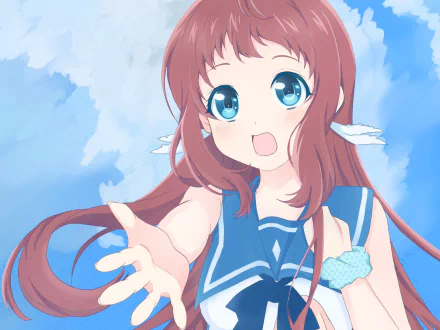 Manaka Mukaido Anime Nagi no Asukara HD Desktop Wallpaper | Background Image