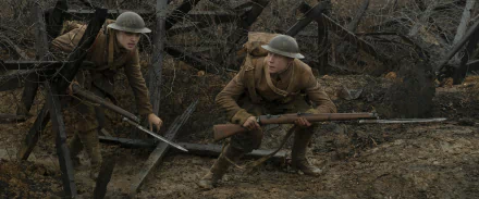 George MacKay Dean-Charles Chapman 1917 (Movie) movie 1917 HD Desktop Wallpaper | Background Image