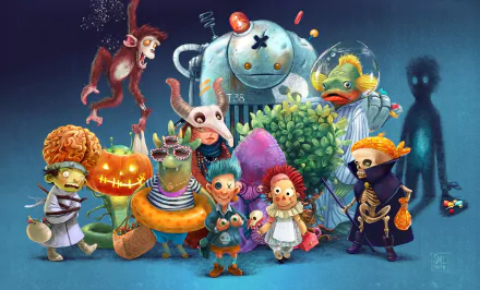 child holiday halloween HD Desktop Wallpaper | Background Image