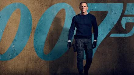 Daniel Craig James Bond movie No Time to Die HD Desktop Wallpaper | Background Image