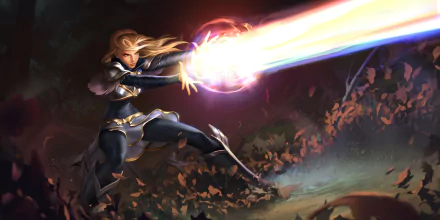 Lux (League Of Legends) video game Legends of Runeterra HD Desktop Wallpaper | Background Image
