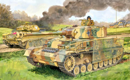 tank military Panzer IV HD Desktop Wallpaper | Background Image