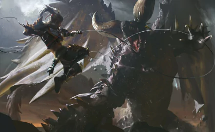 Nergigante (Monster Hunter) video game Monster Hunter: World HD Desktop Wallpaper | Background Image