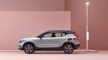 silver car SUV car Volvo vehicle Volvo XC40 HD Desktop Wallpaper | Background Image