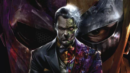 Deathstroke DC Comics Comic Two-Face HD Desktop Wallpaper | Background Image