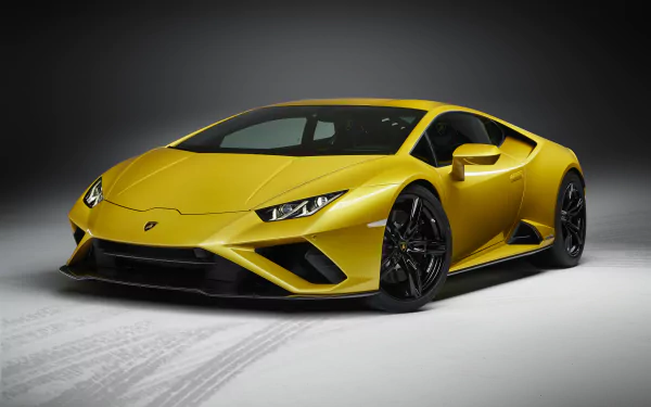 supercar yellow car car Lamborghini Lamborghini Huracan vehicle Lamborghini Huracan Evo HD Desktop Wallpaper | Background Image