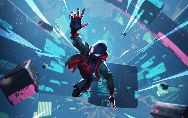 Movie Spider-Man: Into The Spider-Verse Spider-Man Spider Man Miles Morales HD Wallpaper | Background Image