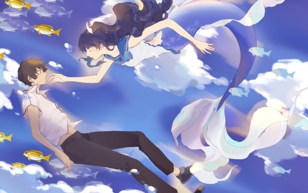 Anime Nagi no Asukara Chisaki Hiradaira Tsumugu Kihara HD Wallpaper | Background Image