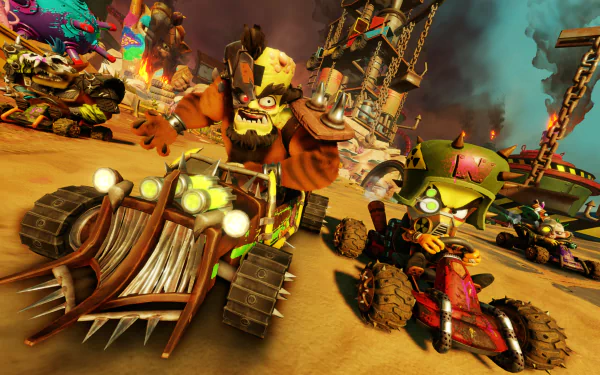Crash Team Racing Nitro Fueled video game Crash Team Racing HD Desktop Wallpaper | Background Image