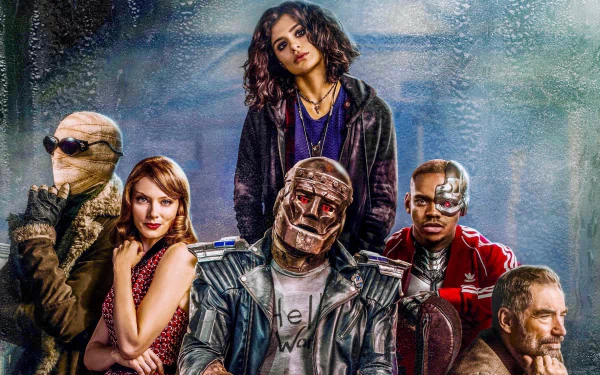 Chief (DC Comics) Timothy Dalton Cyborg (DC Comics) Joivan Wade Negative Man Elasti-Girl April Bowlby Robotman (DC Comics) Crazy Jane Diane Guerrero TV Show Doom Patrol HD Desktop Wallpaper | Background Image
