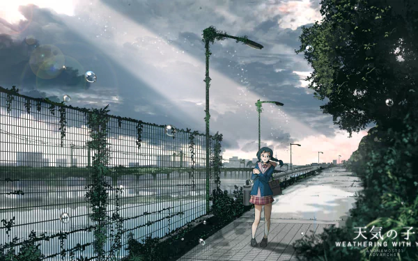 Hina Amano Anime Weathering with You HD Desktop Wallpaper | Background Image