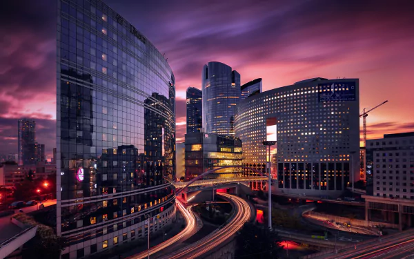 La Défense building France city man made Paris HD Desktop Wallpaper | Background Image