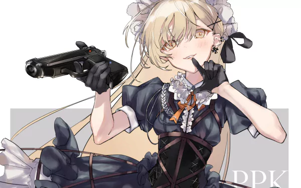 PPK (Girls Frontline) video game Girls Frontline HD Desktop Wallpaper | Background Image