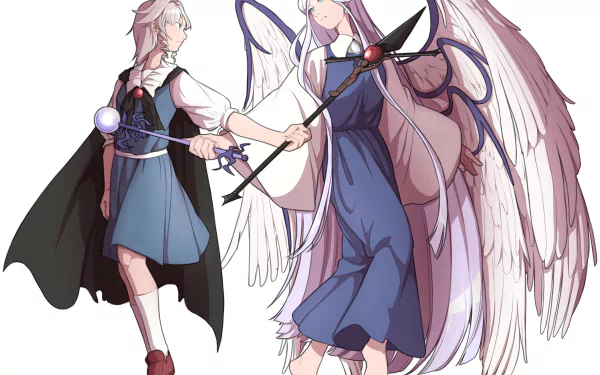 Sariel (Touhou) Muse (Seihou) Anime Touhou HD Desktop Wallpaper | Background Image