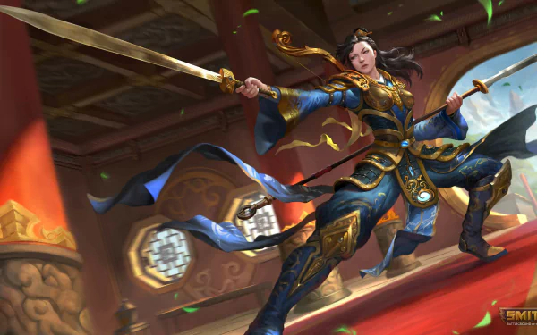 Mulan (Smite) video game Smite HD Desktop Wallpaper | Background Image
