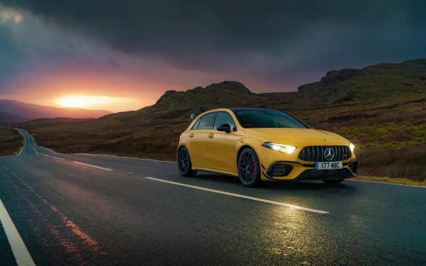 vehicle Mercedes-Benz AMG A45 HD Desktop Wallpaper | Background Image