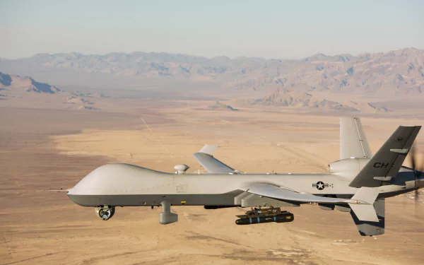 drone General Atomics MQ-9 Reaper military aircraft HD Desktop Wallpaper | Background Image