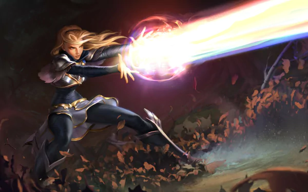 Lux (League Of Legends) video game Legends of Runeterra HD Desktop Wallpaper | Background Image