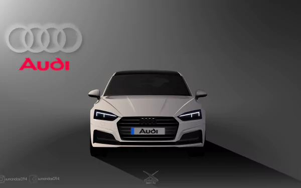  Audi illustration by sumandas094