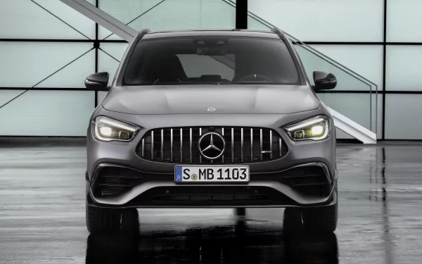 SUV silver car car Mercedes-Benz vehicle Mercedes-AMG GLA HD Desktop Wallpaper | Background Image