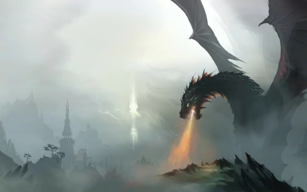 fire fantasy dragon Fire Dragon HD Desktop Wallpaper | Background Image