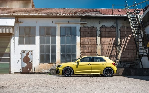 Vehicles Audi A1 Audi Car Yellow Car Compact Car HD Wallpaper | Background Image