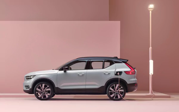 silver car SUV car Volvo vehicle Volvo XC40 HD Desktop Wallpaper | Background Image