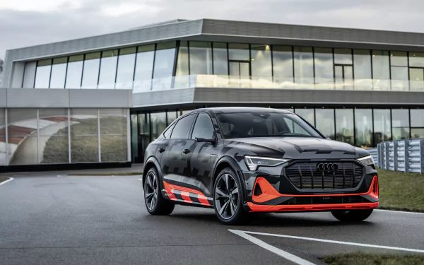 car hatchback Audi compact car vehicle Audi E-Tron HD Desktop Wallpaper | Background Image