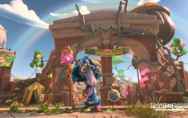 Plants Vs. Zombies video game Plants vs. Zombies: Battle for Neighborville HD Desktop Wallpaper | Background Image