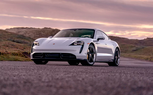 vehicle Porsche Taycan Turbo S HD Desktop Wallpaper | Background Image