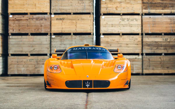 supercar orange car car Maserati vehicle Maserati MC12 HD Desktop Wallpaper | Background Image