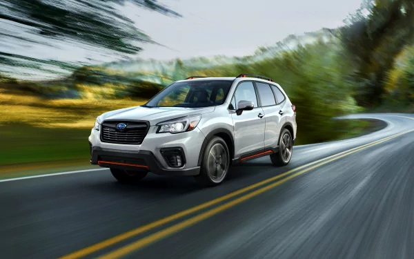 silver car SUV car Subaru vehicle Subaru Forester HD Desktop Wallpaper | Background Image