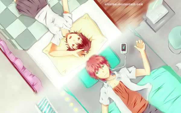 Chiaki Mamiya Makoto Konno Anime The Girl Who Leapt Through Time HD Desktop Wallpaper | Background Image