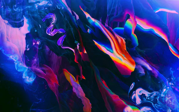 A colorful, artistic abstract design in vibrant hues, crafted as a 4K Ultra HD PC desktop wallpaper and background.