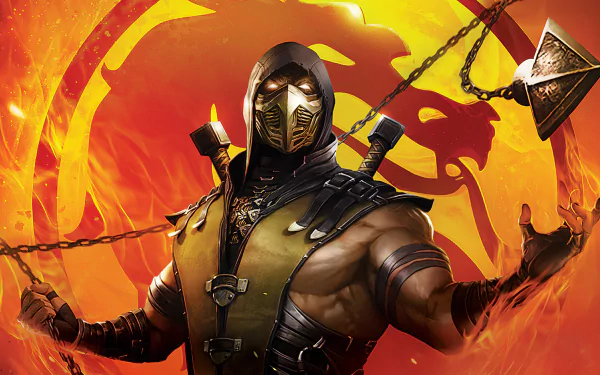 Mortal Kombat Legends: Scorpion's Revenge Scorpion (Mortal Kombat) warrior video game Mortal Kombat HD Desktop Wallpaper | Background Image