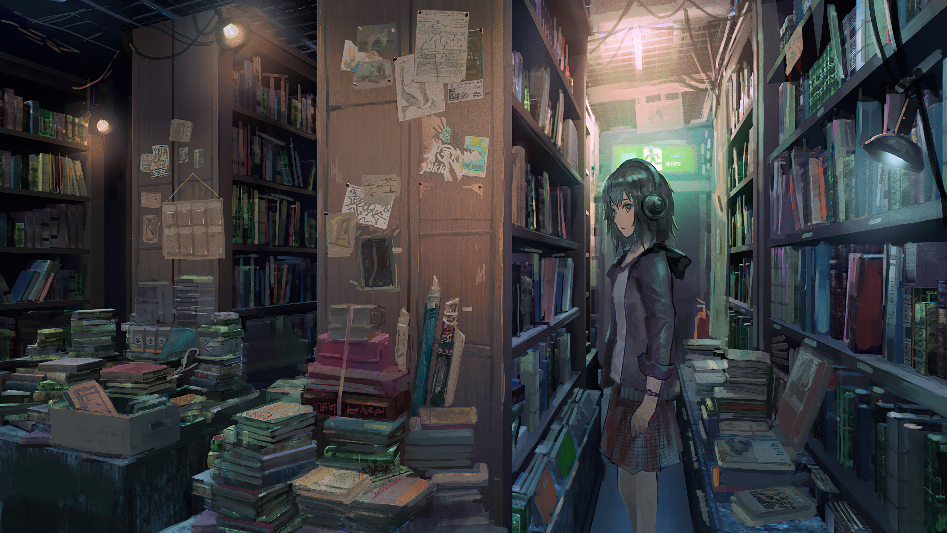 Anime Library HD Wallpaper by 電鬼