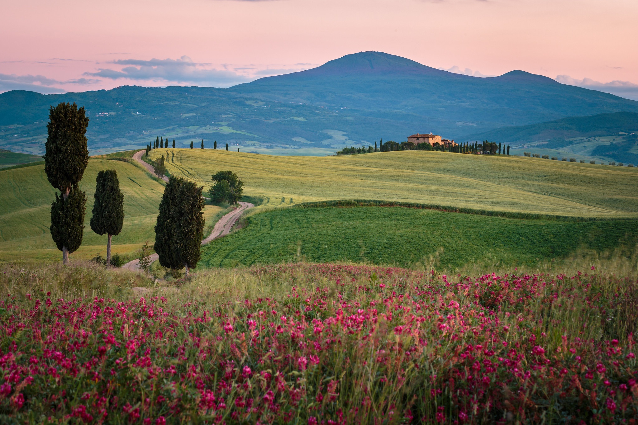 Download Landscape Italy Spring Photography Tuscany HD Wallpaper