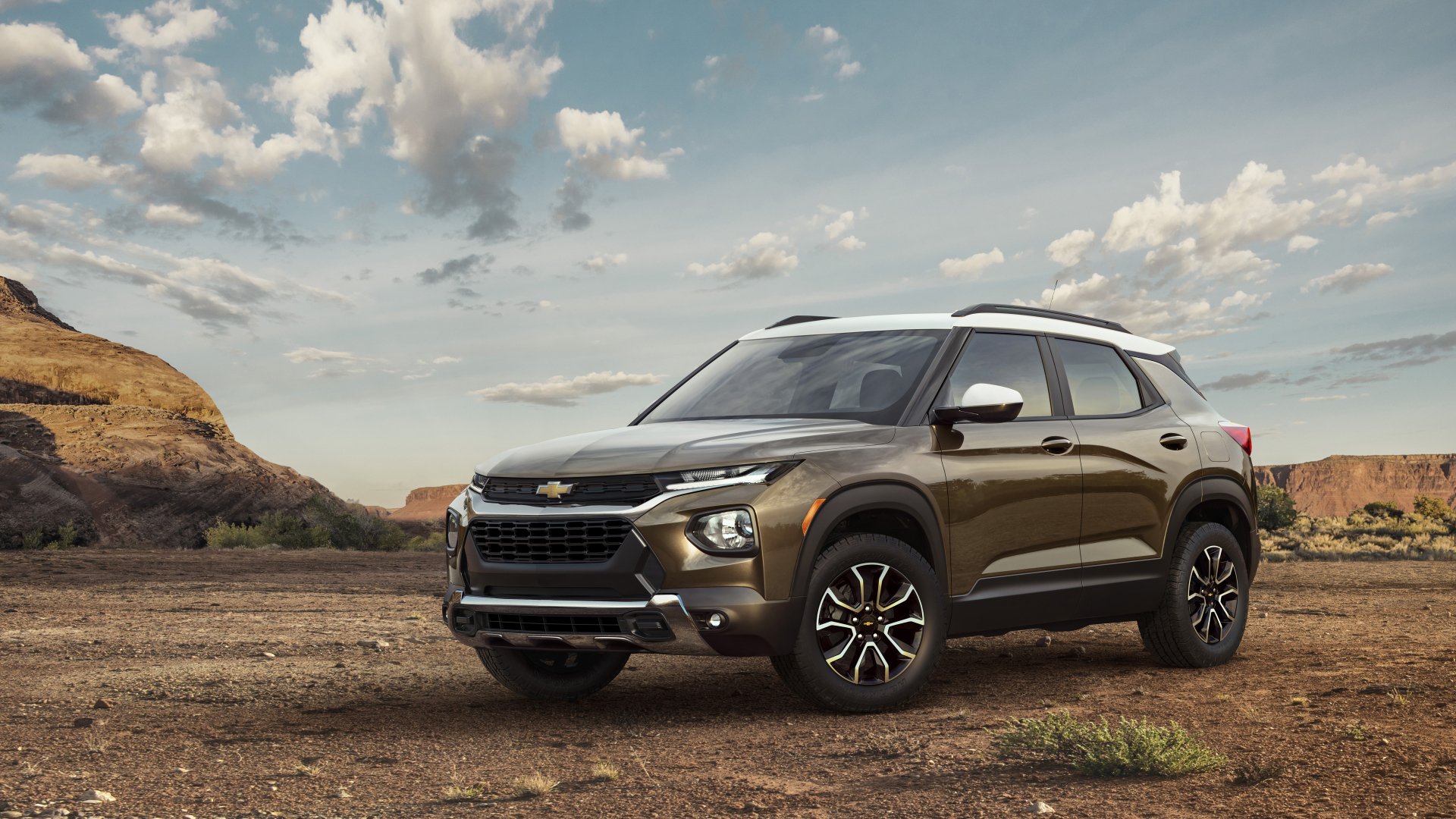 Download Brown Car SUV Car Chevrolet Vehicle Chevrolet TrailBlazer 4k Ultra HD Wallpaper