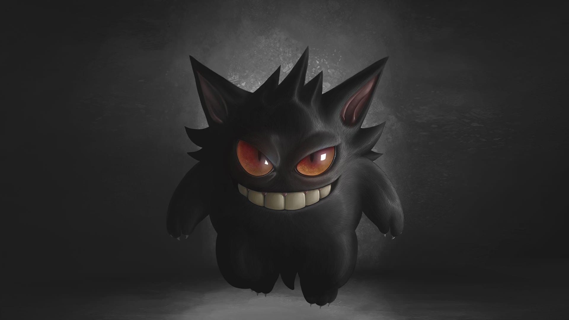 Download Ghost Pokémon Gengar (Pokémon) Anime Pokemon HD Wallpaper