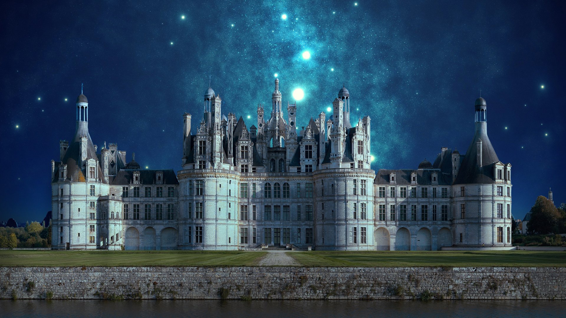 Download Castle Fantasy Man Made Château De Chambord 4k Ultra HD Wallpaper