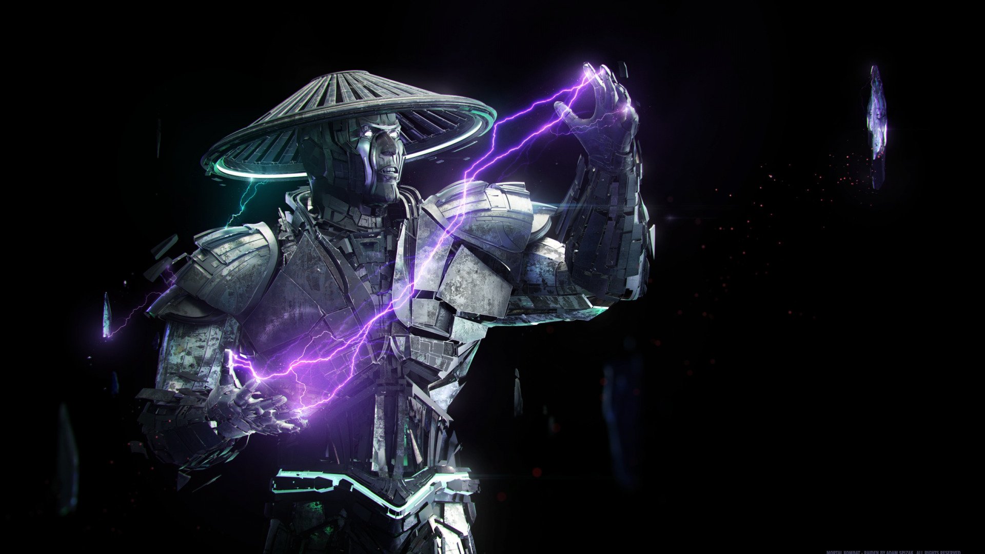 Download Cyborg Raiden (Mortal Kombat) Video Game Mortal Kombat HD Wallpaper