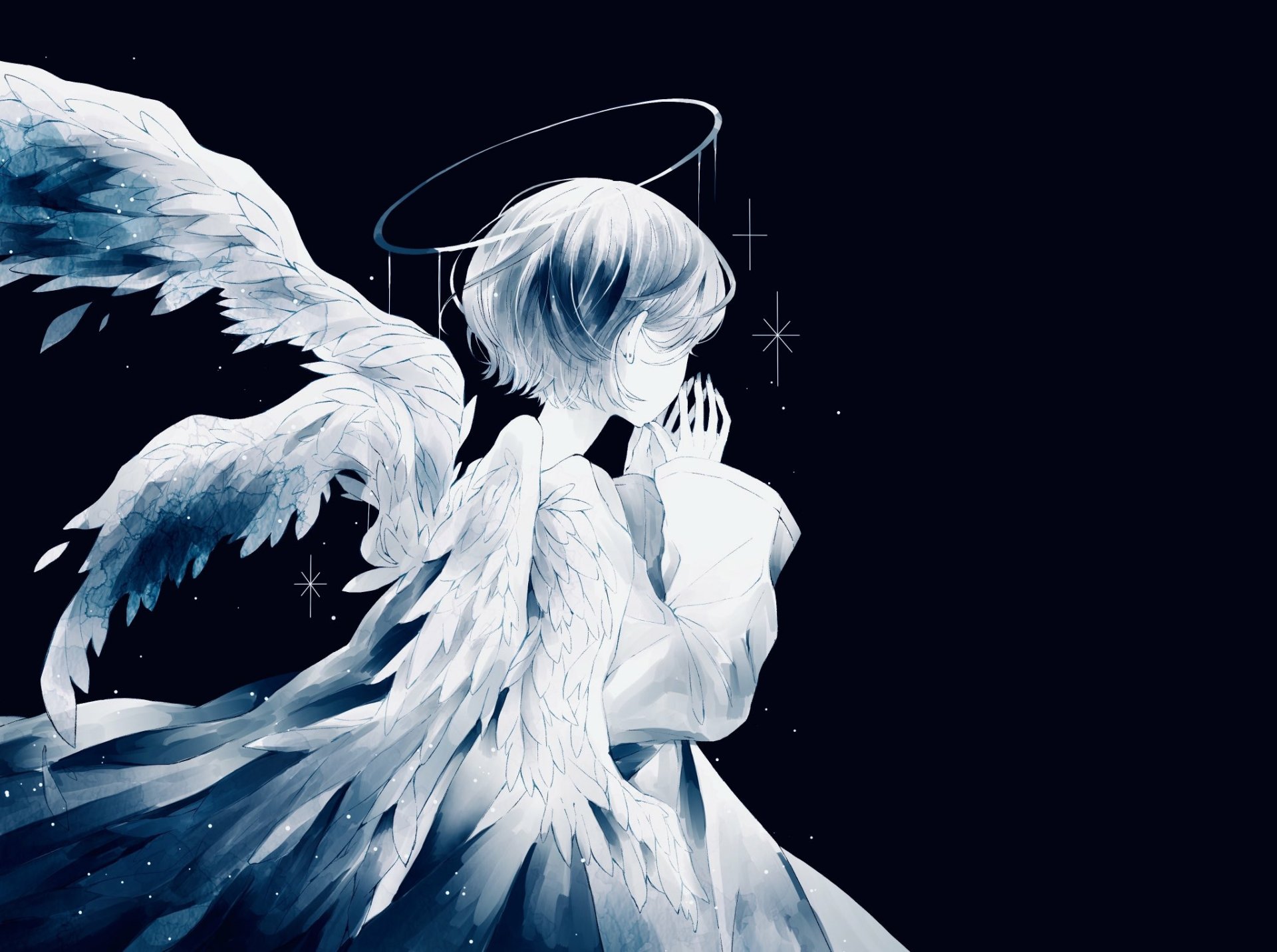 Anime Angel HD Wallpaper by うたは