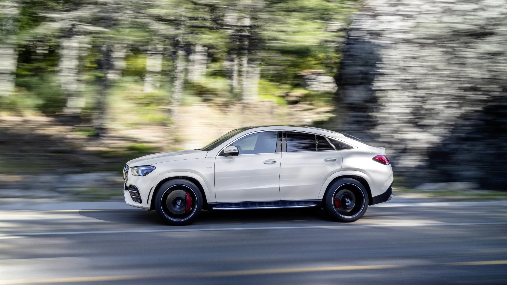 Download White Car Car SUV Mercedes-Benz Vehicle Mercedes-AMG GLE 53 4k Ultra HD Wallpaper