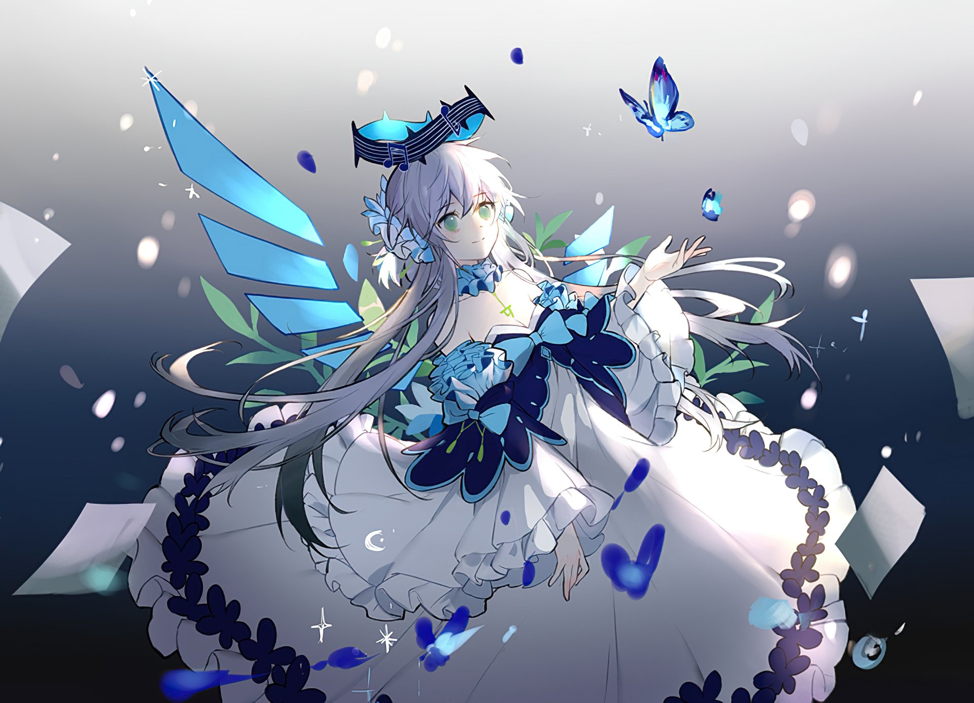 Download Luo Tianyi Anime Vocaloid HD Wallpaper by 空心電
