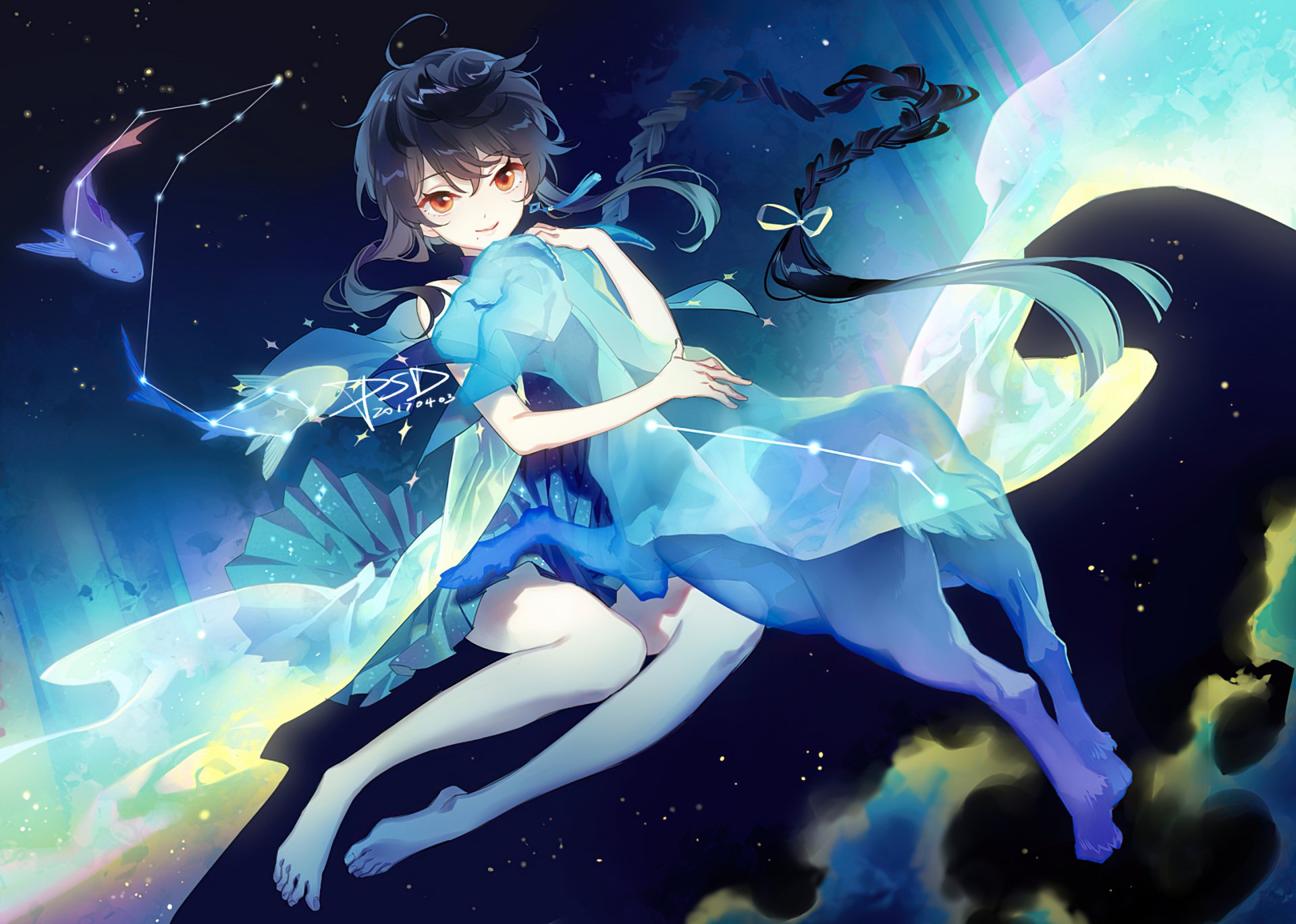 Download Luo Tianyi Anime Vocaloid HD Wallpaper by PSD